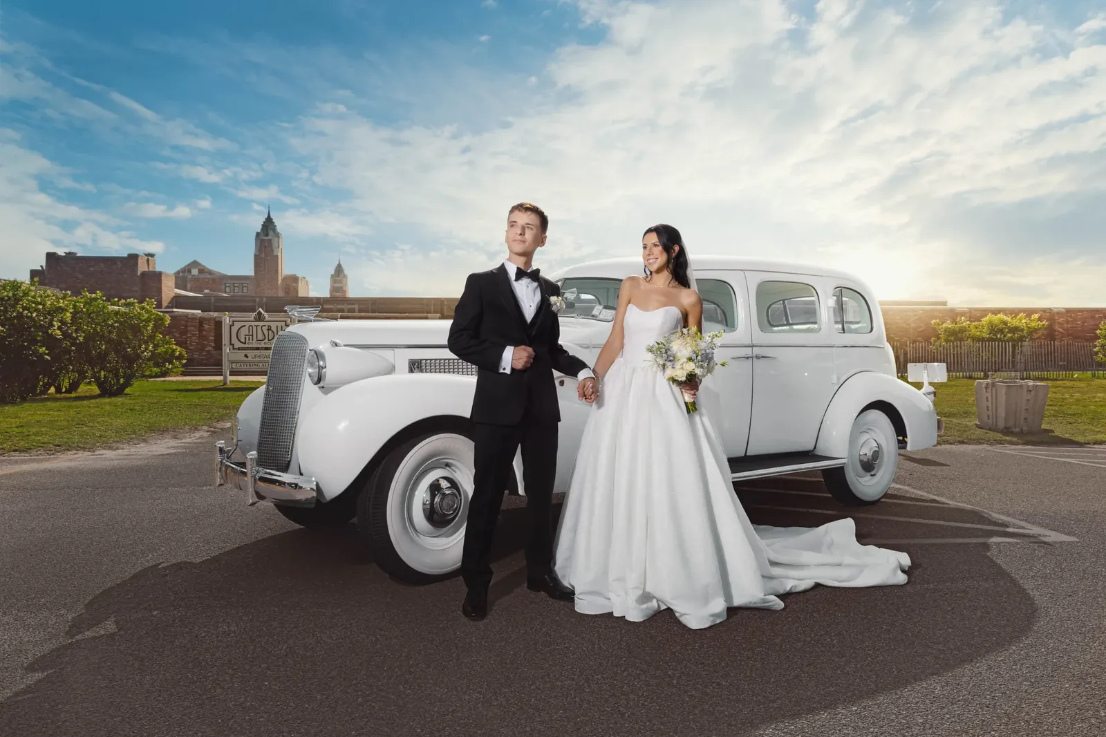 Engagement session at Glen Cove Mansion garden estate — George Pompilio Photography