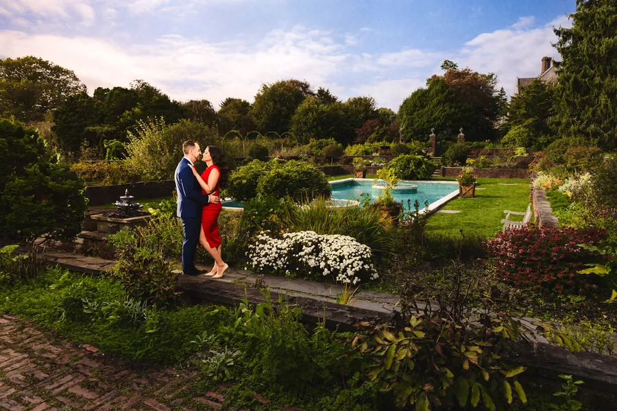 Engagement session at Planting Fields Arboretum on Long Island &mdash; George Pompilio Photography