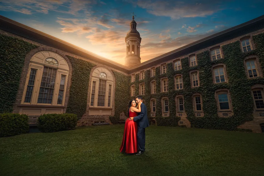 Engagement session at Princeton University in New Jersey &mdash; George Pompilio Photography