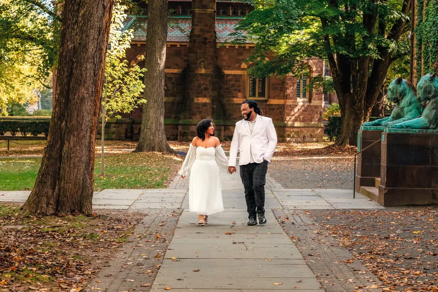 Engagement session at Princeton University in New Jersey &mdash; George Pompilio Photography