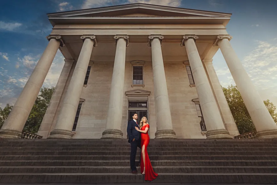 Engagement session at Snug Harbor on Staten Island &mdash; George Pompilio Photography