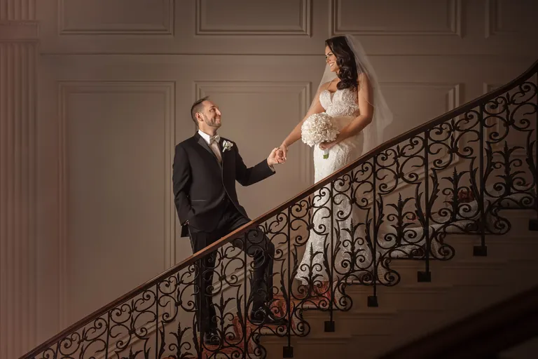 Danielle and Sal wedding at the Mansion at Glen Cove, Long Island — George Pompilio Photography