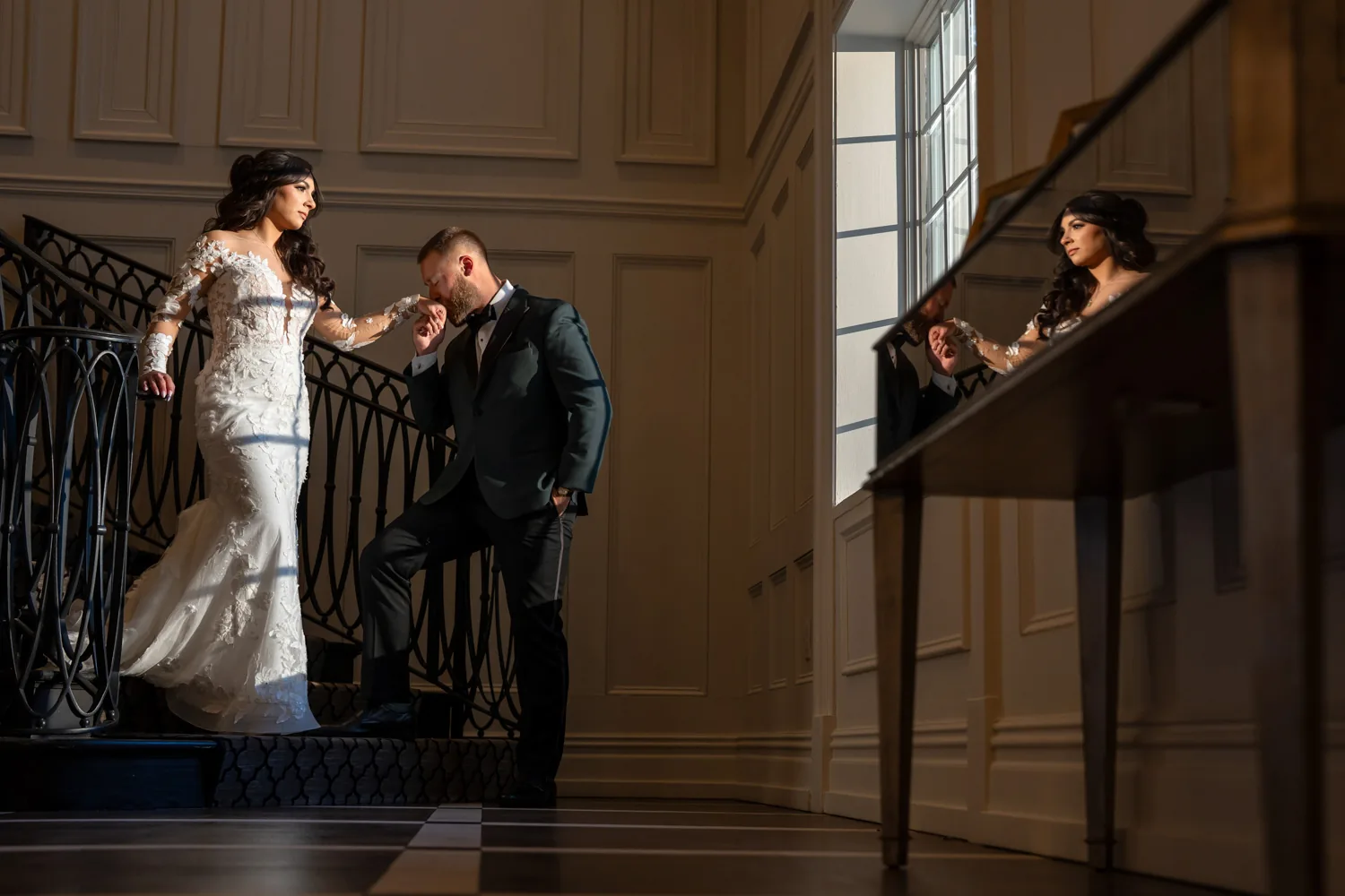 Estate at Florentine Gardens wedding photo by George Pompilio Photography — image 9