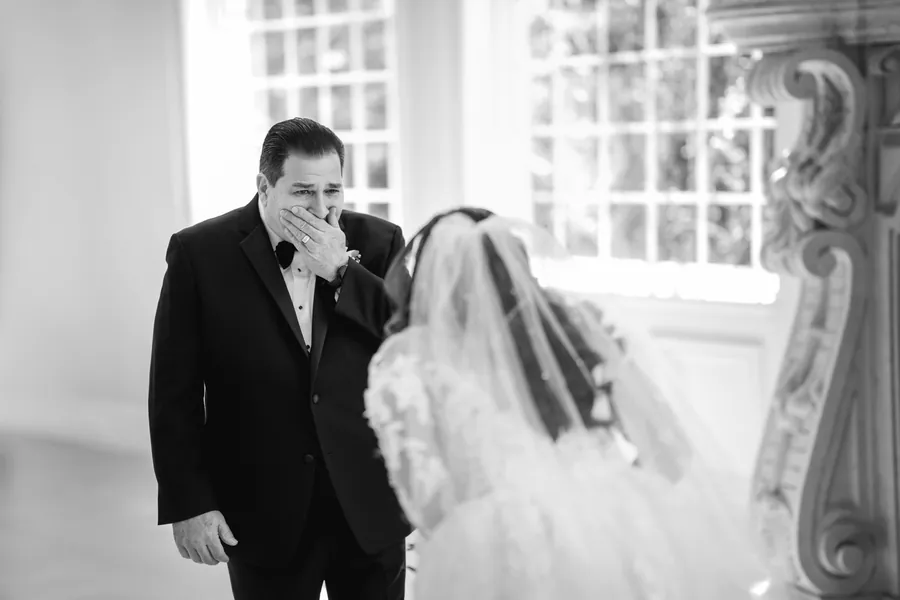 A candid, unposed wedding moment &mdash; George Pompilio Photography