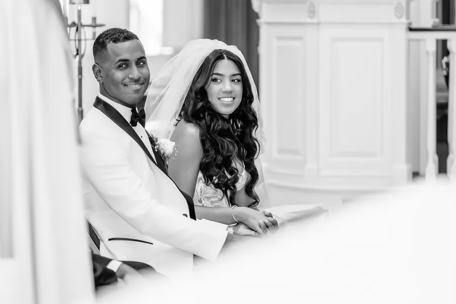 A real, in-between moment between the couple &mdash; George Pompilio Photography