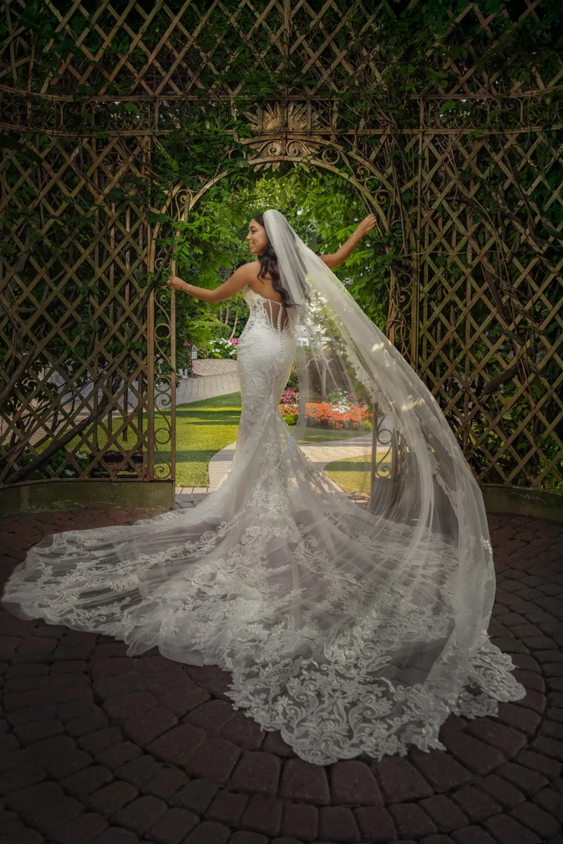 Dramatic wedding portrait — George Pompilio Photography